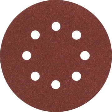 Bosch Eksantrik Zımpara Kağıdı 8 Delik 125 mm 120 Kum (5 Adet) - 2609256A25