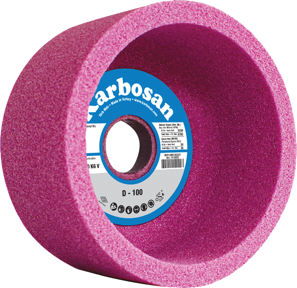 Karbosan Form D Çanak Taşı T6 Düz 50X32X13 Mm Ekr 60 K6 V