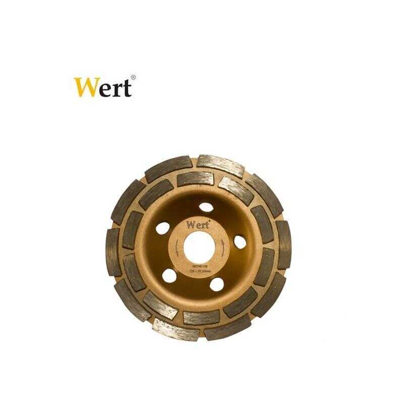 Wert 2740-115 Elmas Taşlama Diski, Çift Sıra, 115mm