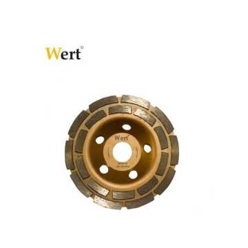 Wert 2740-115 Elmas Taşlama Diski, Çift Sıra, 115mm