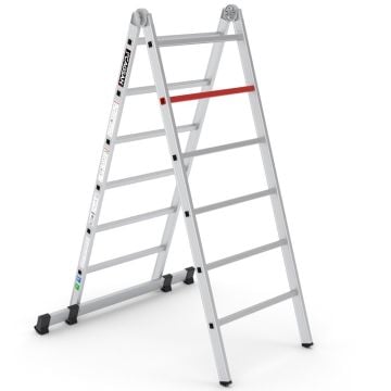 Çağsan Stella Katlanır Merdivenli Pratik İskele 2x6 Basamaklı - STL206