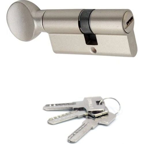 Yuma Kilit Ymk Hibrit Mandallı Barel 68 Mm Bilyalı Saten (Blisterli)