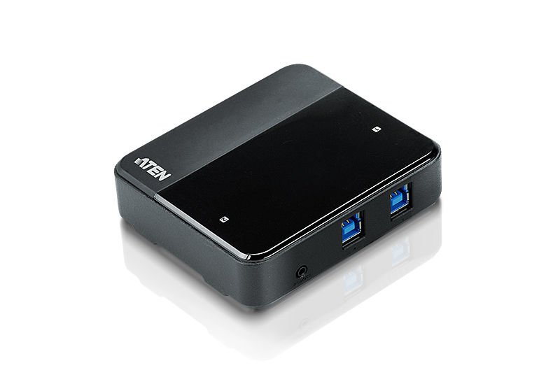 Aten Usb Arayüzüne Sahip Cihazları Paylaştıran Switch, Usb 3.0 , 2 Pc, 4 Usb Cihaz