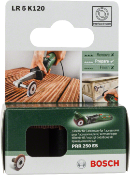 Bosch PRR 250 ES RULO ZIMPARA 5 MM 120 KUM - 1600A00151