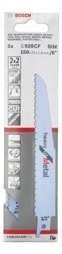 Bosch Panter Testere Bıçağı Heavy For Metal S 920 CF 150 mm (5 Adet) - 2608654820