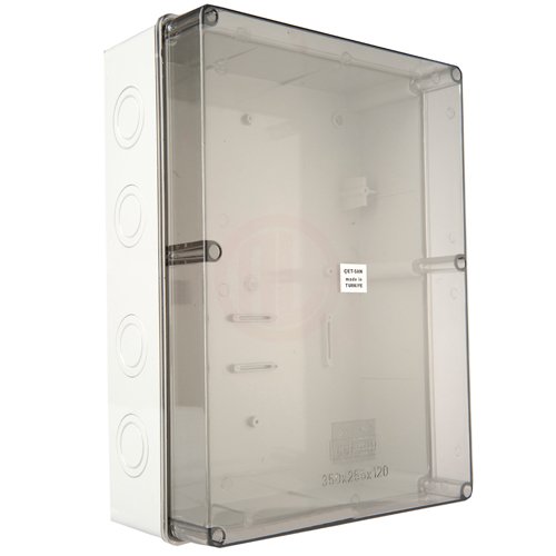 Çetsan Şeffaf Kapaklı Termoplastik Polikarbonat Buat 350x255x125