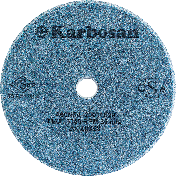 Karbosan Nk Testere Taşı T1 Düz 200X8,0X20 Mm Nk 80