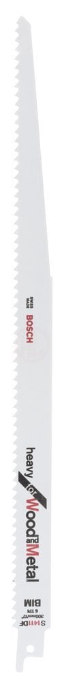 Bosch Panter Testere Bıçağı Heavy For Wood And Metal S 1411 DF 300 mm (2 Adet) - 2608654834