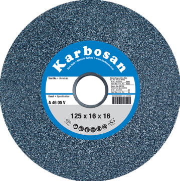 Karbosan NK Taşlama Taşı T1 Düz 125x16x16 mm 46 Kum - KAR914800