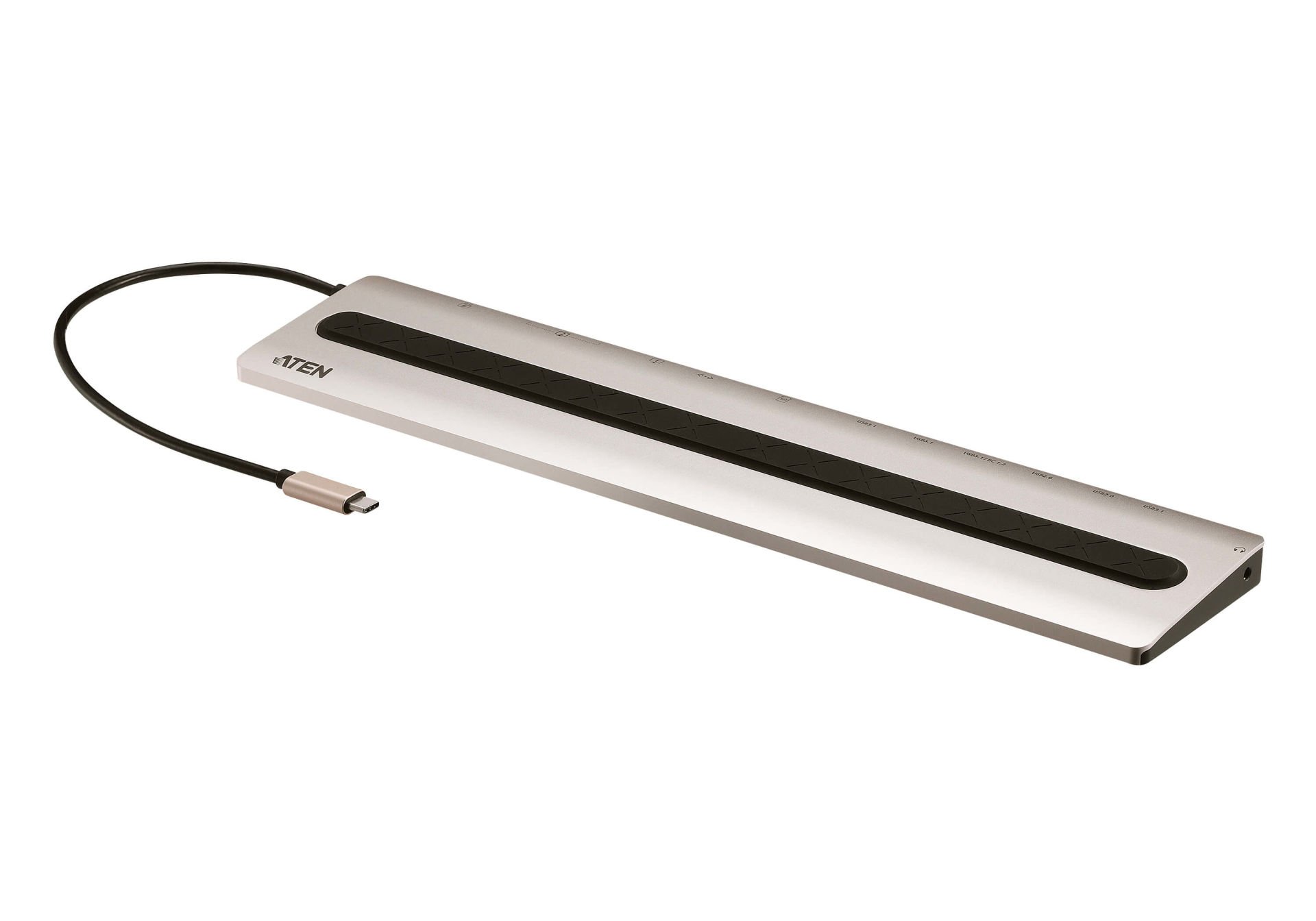 Aten Usb-C Multiport Dock With Power Pass-Through (Aten-Uh3237)