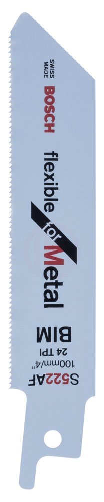 Bosch Panter Testere Bıçağı Flexible For Metal S 522 AF 100 mm (5 Adet) - 2608656010