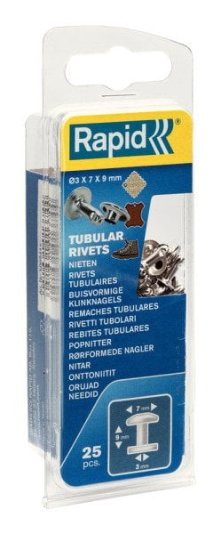 Rapid Boru Perçin Alüminyum 7x3x9 mm (1 Paket/25 Adet) - 5000414