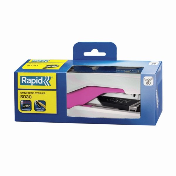 Rapid FS30 Zımba Omnipress Beyaz-Pembe - 5000548