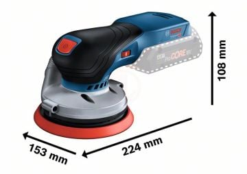 Bosch Akülü Zımpara Makinesi Eksantrik GEX 18V-125 (Aküsüz) - 0601372201