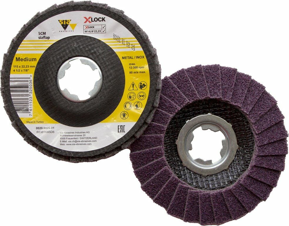 Sia SCM Disk Zımpara 6240 Siamet SCM Ø115 mm Medium A