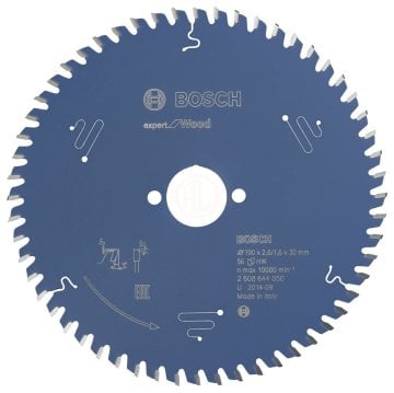 Bosch Daire Testere Bıçağı Expert For Wood 190x30 mm 56 Diş - 2608644050