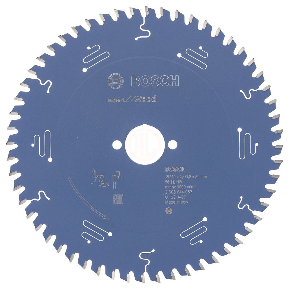Bosch Daire Testere Bıçağı Expert For Wood 210x30 mm 56 Diş (2,4/1,8 mm) - 2608644057