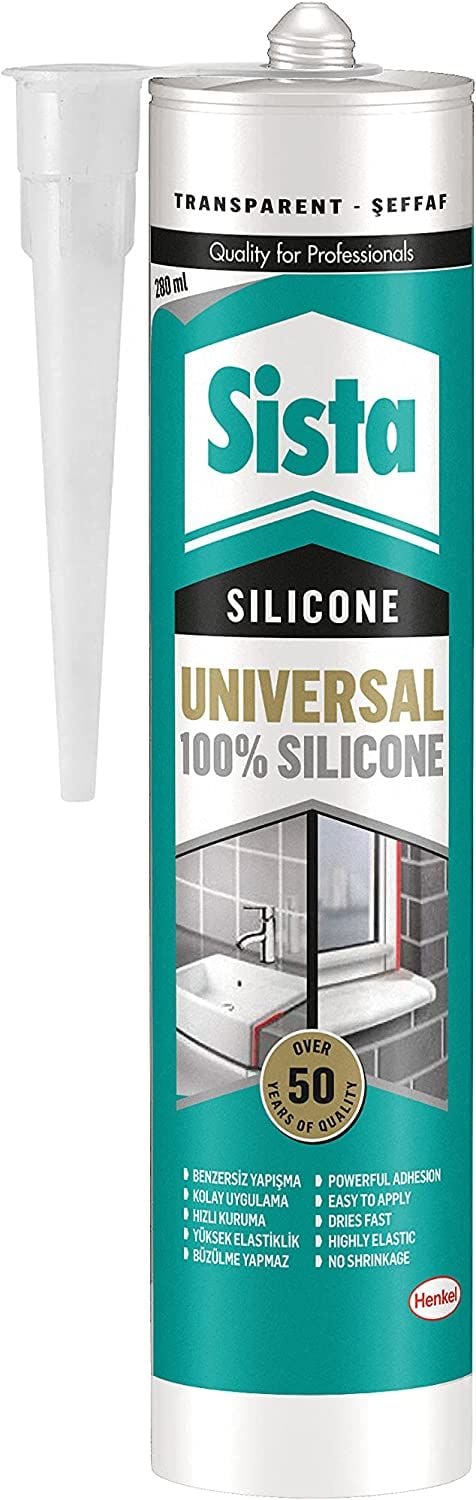 SILICONE UNIVERSALE TRASPARENTE ACETICO QFAST 280 GR SELSIL | Leroy Merlin