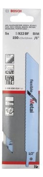 Bosch Panter Testere Bıçağı Flexible For Metal S 922 BF 150 mm (5 Adet) - 2608656014