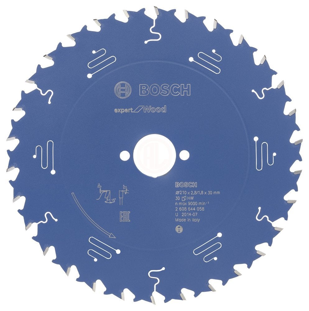 Bosch Daire Testere Bıçağı Expert For Wood 210x30 mm 30 Diş - 2608644058