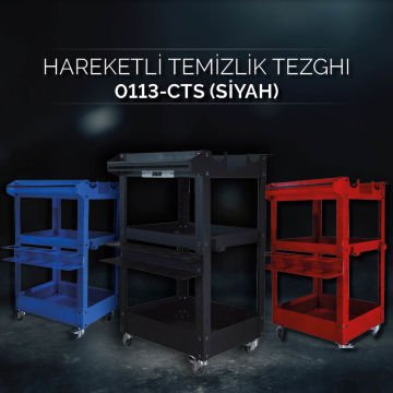 Brio Hareketli Temizlik Tezgahı Siyah