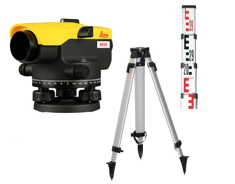 Leica Optik Nivo NA320 Set