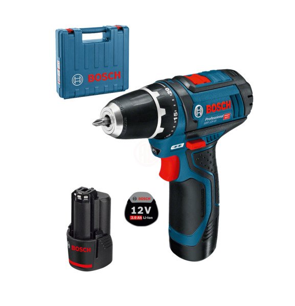Bosch Gsr 12V-15 Akülü Delme Vidalama Makinesi - 0601868122