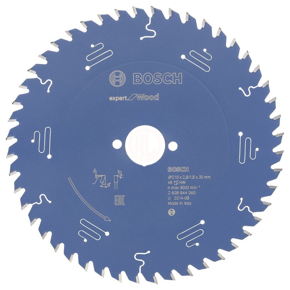 Bosch Daire Testere Bıçağı Expert For Wood 210x30 mm 48 Diş (2,8/1,8 mm) - 2608644060