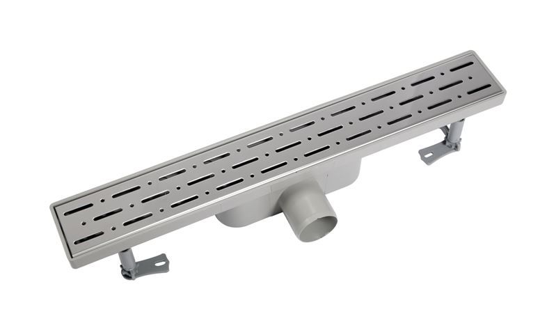 Visam Duş Süzgeci Eko Delikli Paslanmaz Çelik Izgaralı Ø50 mm 40 Cm