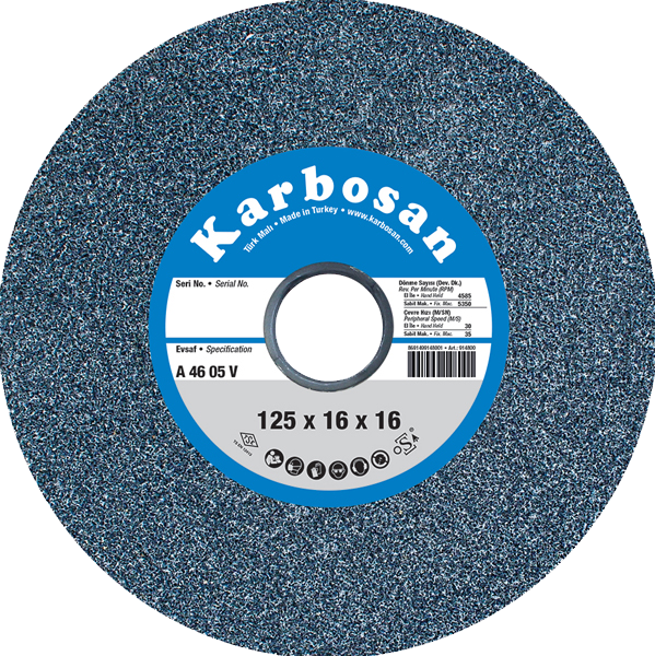 Karbosan NK Taşlama Taşı T1 Düz 200x25x20 mm 36 Kum - KAR920070