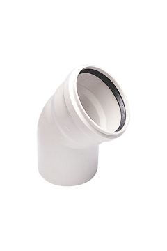 Kalde Pvc U Dirsek 45 Derece 110 Mm