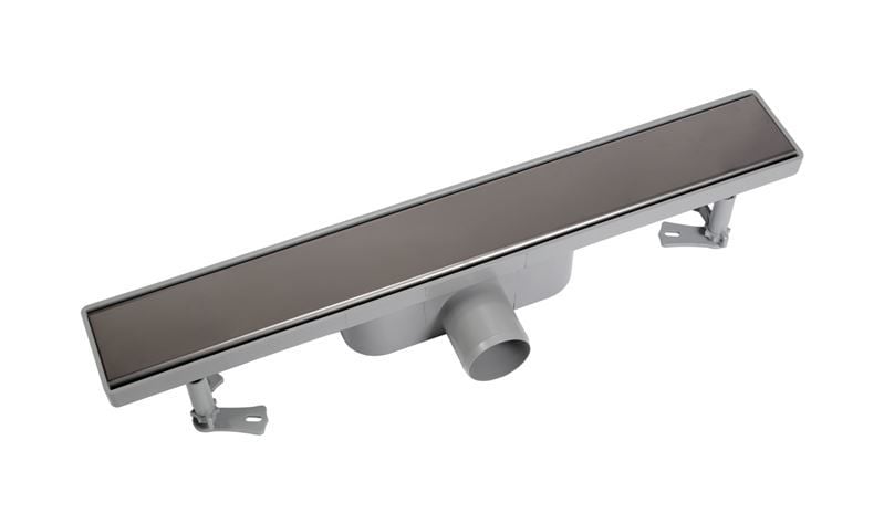 Visam Duş Süzgeci Eko Düz Paslanmaz Izgaralı Ø50 mm 20 Cm