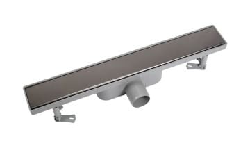 Visam Duş Süzgeci Eko Düz Paslanmaz Izgaralı Ø50 mm 20 Cm
