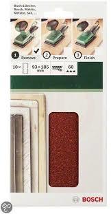 Bosch Titreşimli Zımpara Kağıdı 8 Delik 93x230 mm 240 Kum (10 Adet) - 2609256A99