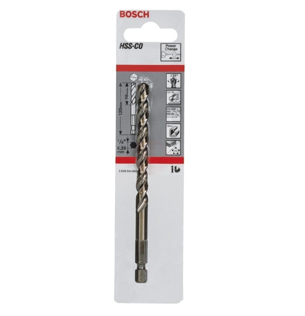Bosch Quick Lock Delik Açma Testeresi Merkezleme Ucu HSS-Co 120 mm - 2608584843