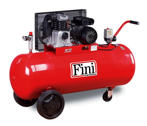 Fini MK102N-150 KASNAKLI YAĞLI KOMPRESÖR 2HP 150LT - FINIMK102N-150