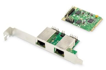 Assmann Digitus 2 Port Gigabit Ethernet Mini Pcı Express Kart, Single Lane, Düşük Profil Bracket, Realtek Çip Takımı Digitus 2-Port Gigabit Ethernet Mini Pcı Express Card Single Lane, Low Profile Bracket, Realtek Chipset