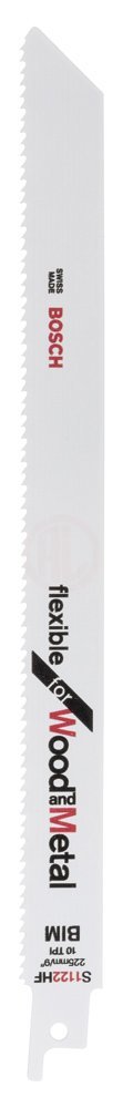 Bosch Panter Testere Bıçağı Flexible For Wood And Metal S 1122 HF 225 mm (5 Adet) - 2608656021
