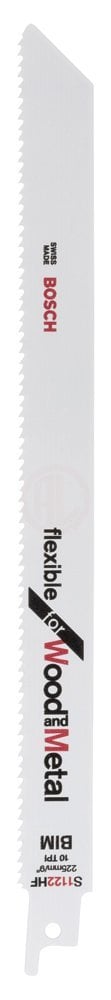 Bosch Panter Testere Bıçağı Flexible For Wood And Metal S 1122 HF 225 mm (100 Adet) - 2608656034