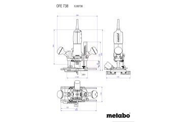 Metabo Freze Makinesi OFE 738