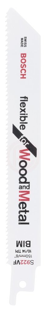 Bosch Panter Testere Bıçağı Flexible For Wood And Metal S 922 VF 150 mm (2 Adet) - 2608656040