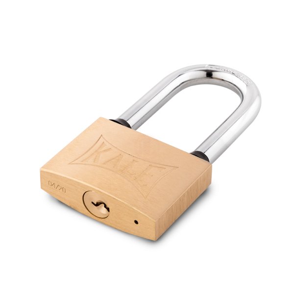 Kale Sarı Asma Kilit Uzun Kanca 60 mm - KD001/70-660