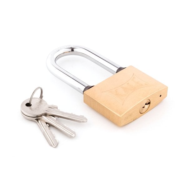 Kale Sarı Asma Kilit Uzun Kanca 60 mm - KD001/70-660