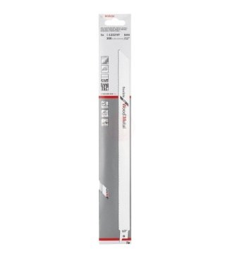 Bosch Panter Testere Bıçağı Flexible For Wood And Metal S 1222 VF 300 mm (5 Adet) - 2608656022