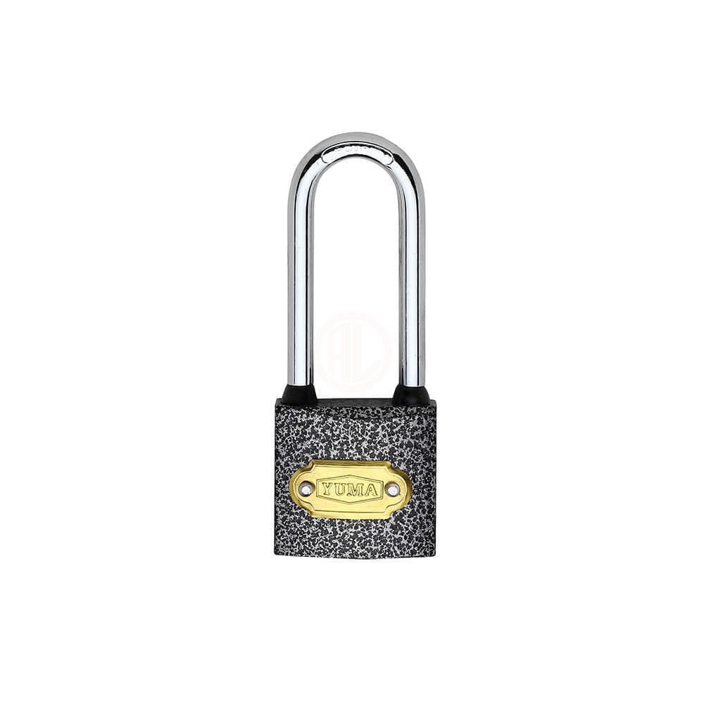 Yuma Kilit Gri Döküm Uzun Kancalı Asma Kilit 32 mm - YM-1032L