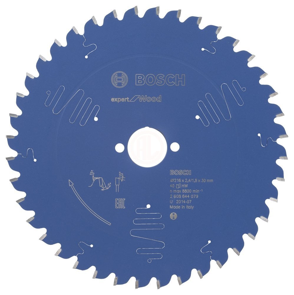 Bosch Daire Testere Bıçağı Expert For Wood 216x30 mm 40 Diş - 2608644079