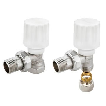 KAS Radyatör Vanası Köşe 16x2 PEX-B Bağlantılı 1/2 İnç (KV3)