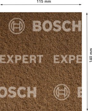 Bosch Expert N880 Keçe Zımpara 115x140 Mm Kaba A - 2608901218