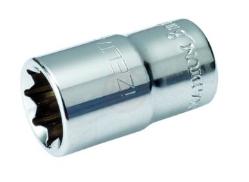 İzeltaş Sekiz Köşe Lokma Anahtar 1/4 İnç 08 mm
