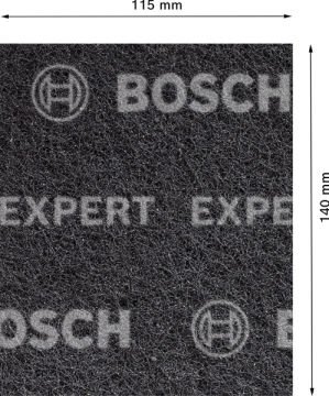 Bosch Expert N880 Keçe Zımpara 115x140 Mm Med S - 2608901219